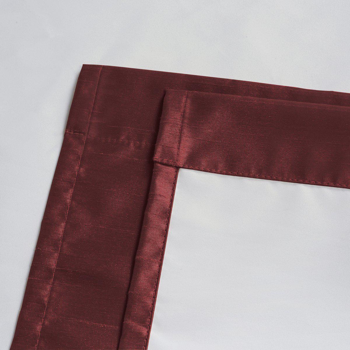 Rod Pocket Tie Up Shade for Small Window (42 W X 63 L) Soho Blackout Curtain - Image 21