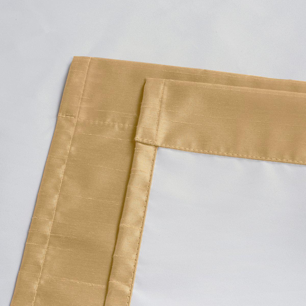 Rod Pocket Tie Up Shade for Small Window (42 W X 63 L) Soho Blackout Curtain - Image 16