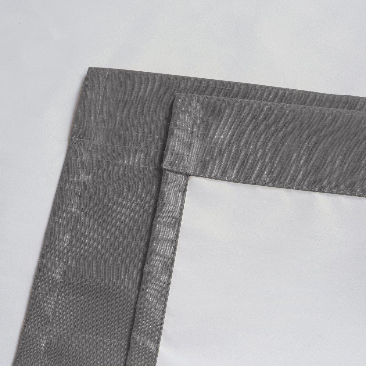 Rod Pocket Tie Up Shade for Small Window (42 W X 63 L) Soho Blackout Curtain - Image 13