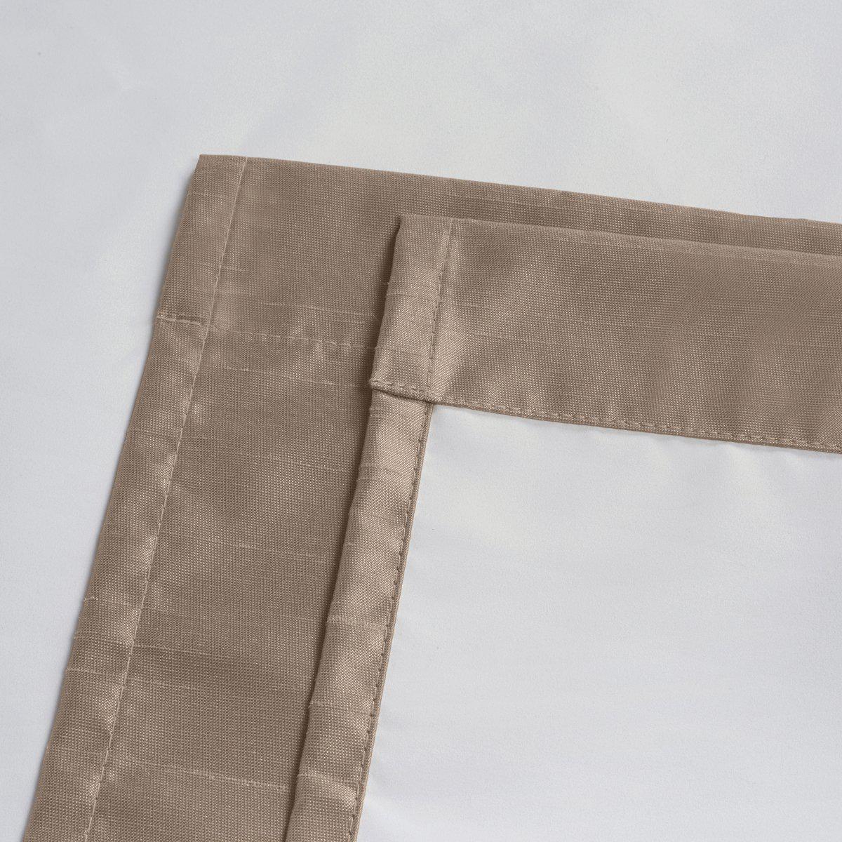 Rod Pocket Tie Up Shade for Small Window (42 W X 63 L) Soho Blackout Curtain - Image 17