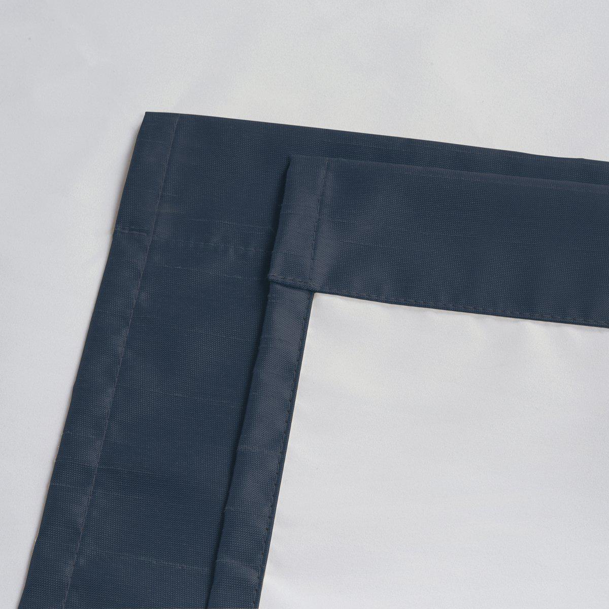 Rod Pocket Tie Up Shade for Small Window (42 W X 63 L) Soho Blackout Curtain - Image 14