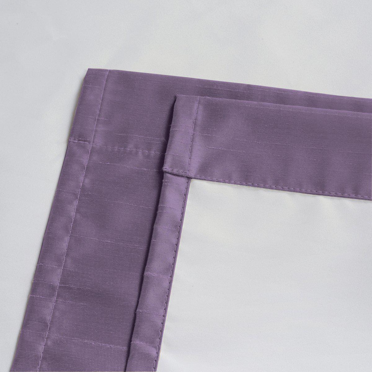 Rod Pocket Tie Up Shade for Small Window (42 W X 63 L) Soho Blackout Curtain - Image 20