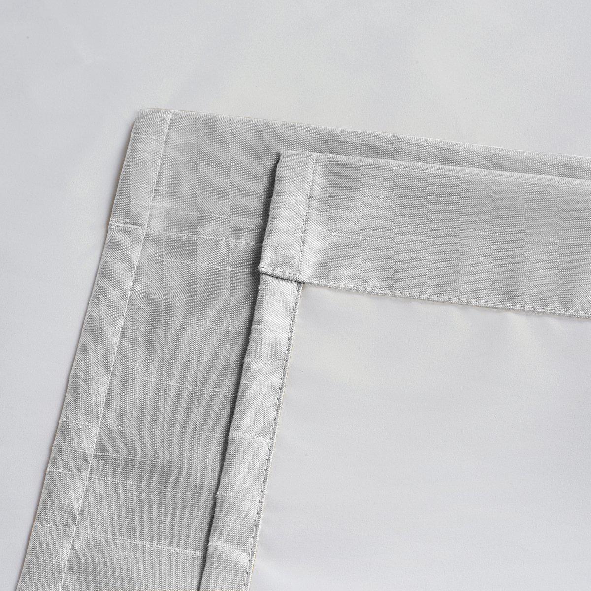 Rod Pocket Tie Up Shade for Small Window (42 W X 63 L) Soho Blackout Curtain - Image 22