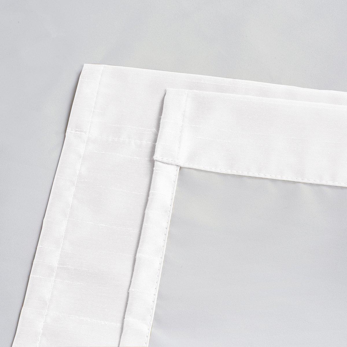 Rod Pocket Tie Up Shade for Small Window (42 W X 63 L) Soho Blackout Curtain - Image 12