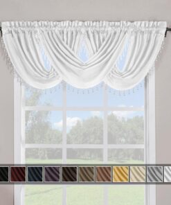 Soho Waterfall Window Valance 57wx 37L (Single)