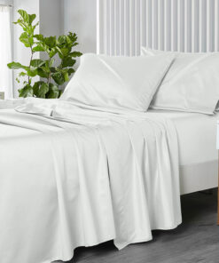 USA 608 Cotton Sheet Set - Extra Deep Pockets (22-inches) & Oversize Flat Sheet