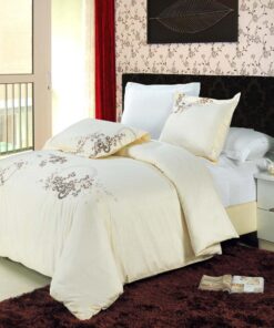 Sophia 100% Cotton Embroidered Duvet Cover Sets