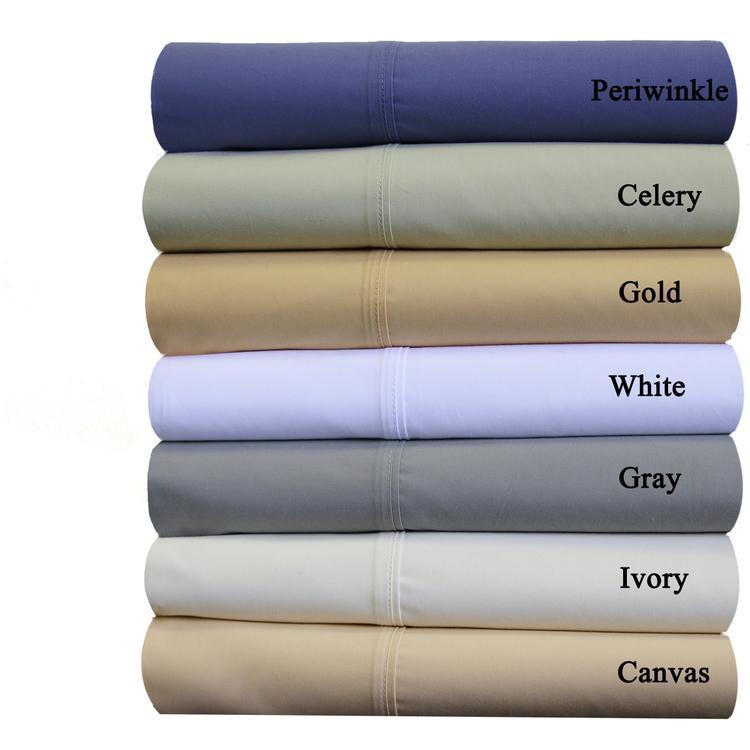 Split Cal-King Sheet Set - Percale Crispy Soft Sheet Set - Image 4