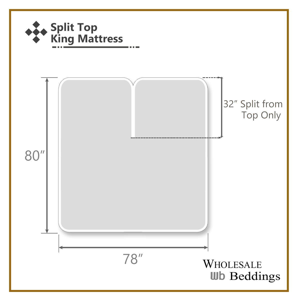 Top Split Flex King Fitted Sheet Only - Solid 608 Thread Count - Image 4
