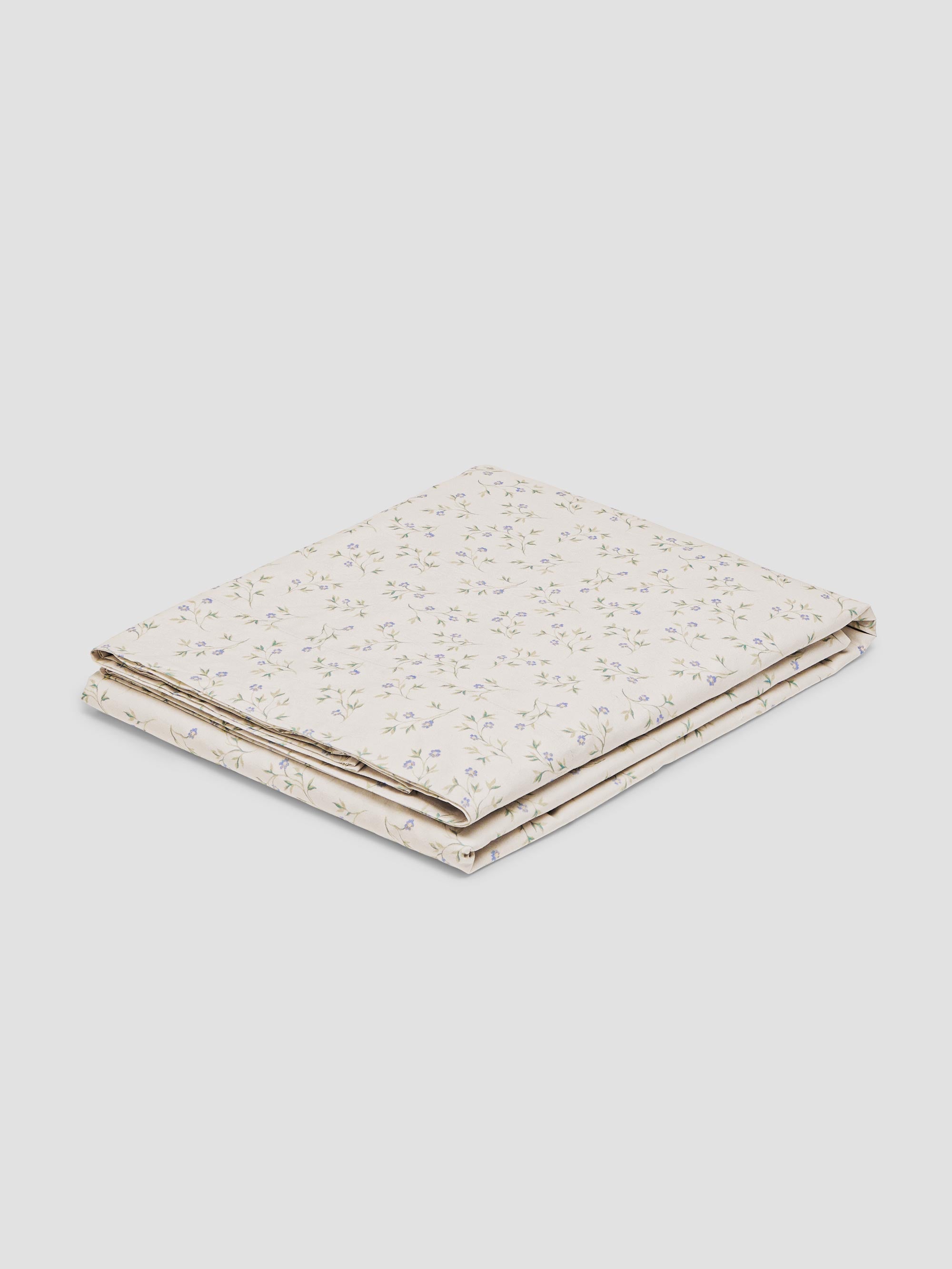 Spring Sprig Cotton Flat Sheet
