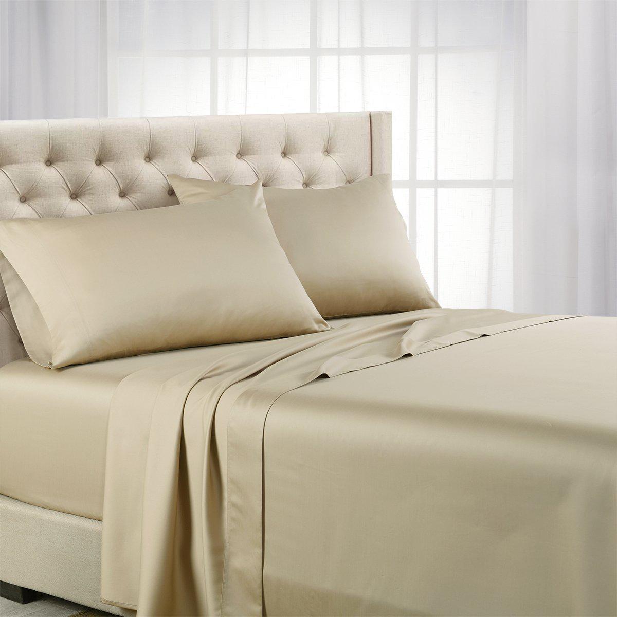 Split King Adjustable Sheet Set - Eucalyptus TENCEL™ Lyocell 600 Thread Count - Image 6