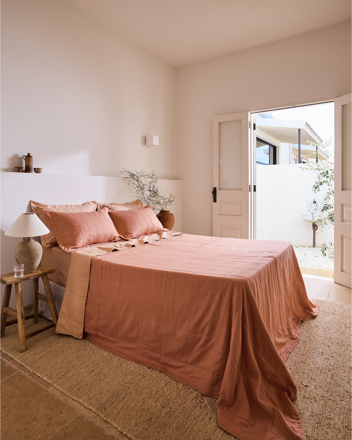 Hazelnut Quilted Pillowcases (Set of Two) - Image 4