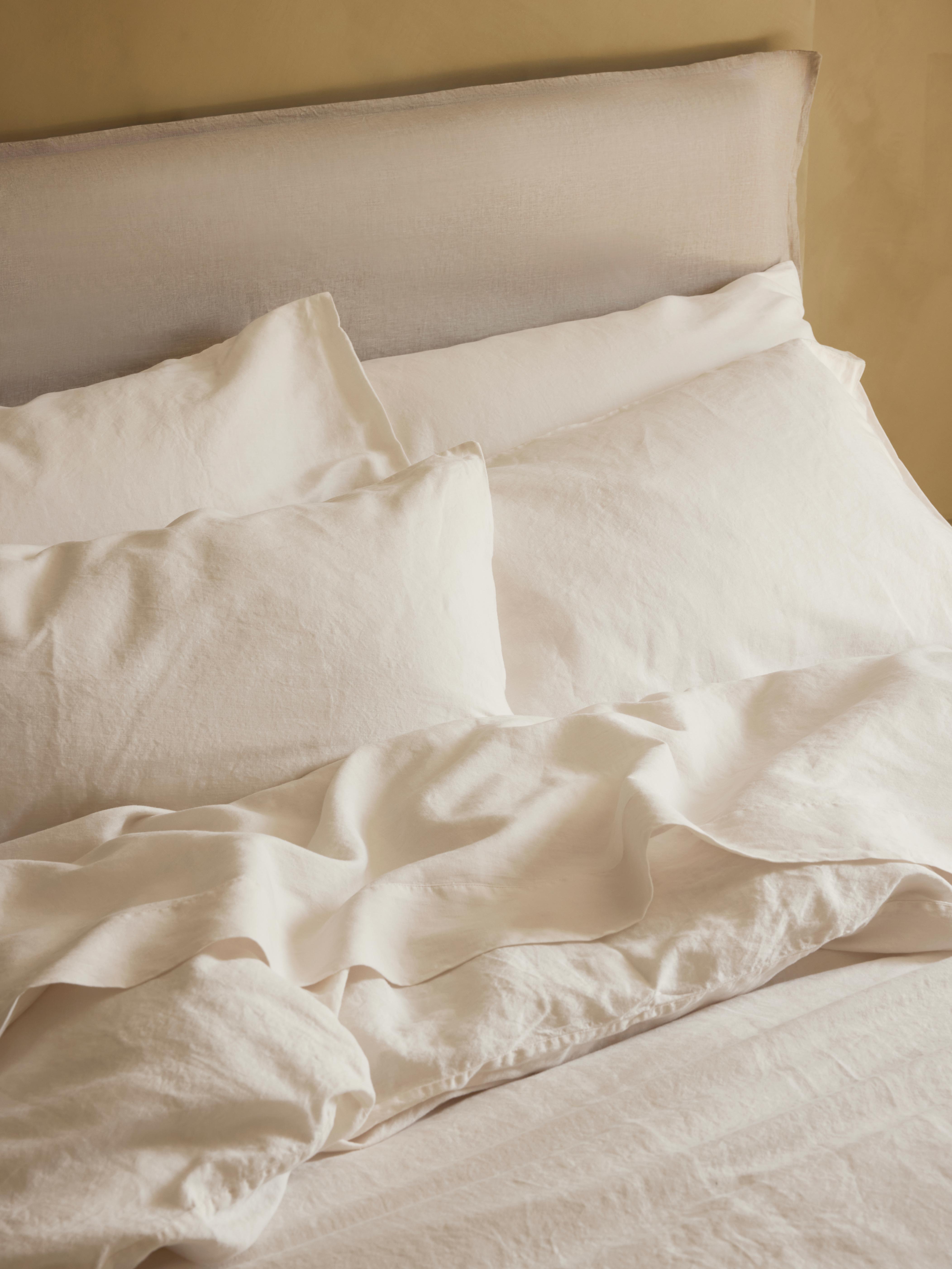 Pearl Linen Blend Pillowcase (Pair)