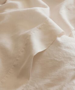 Pearl Linen Blend Flat Sheet