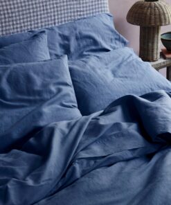 Blueberry Linen Blend Pillowcase (Pair)