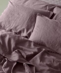 Elderberry Linen Blend Pillowcase (Pair)