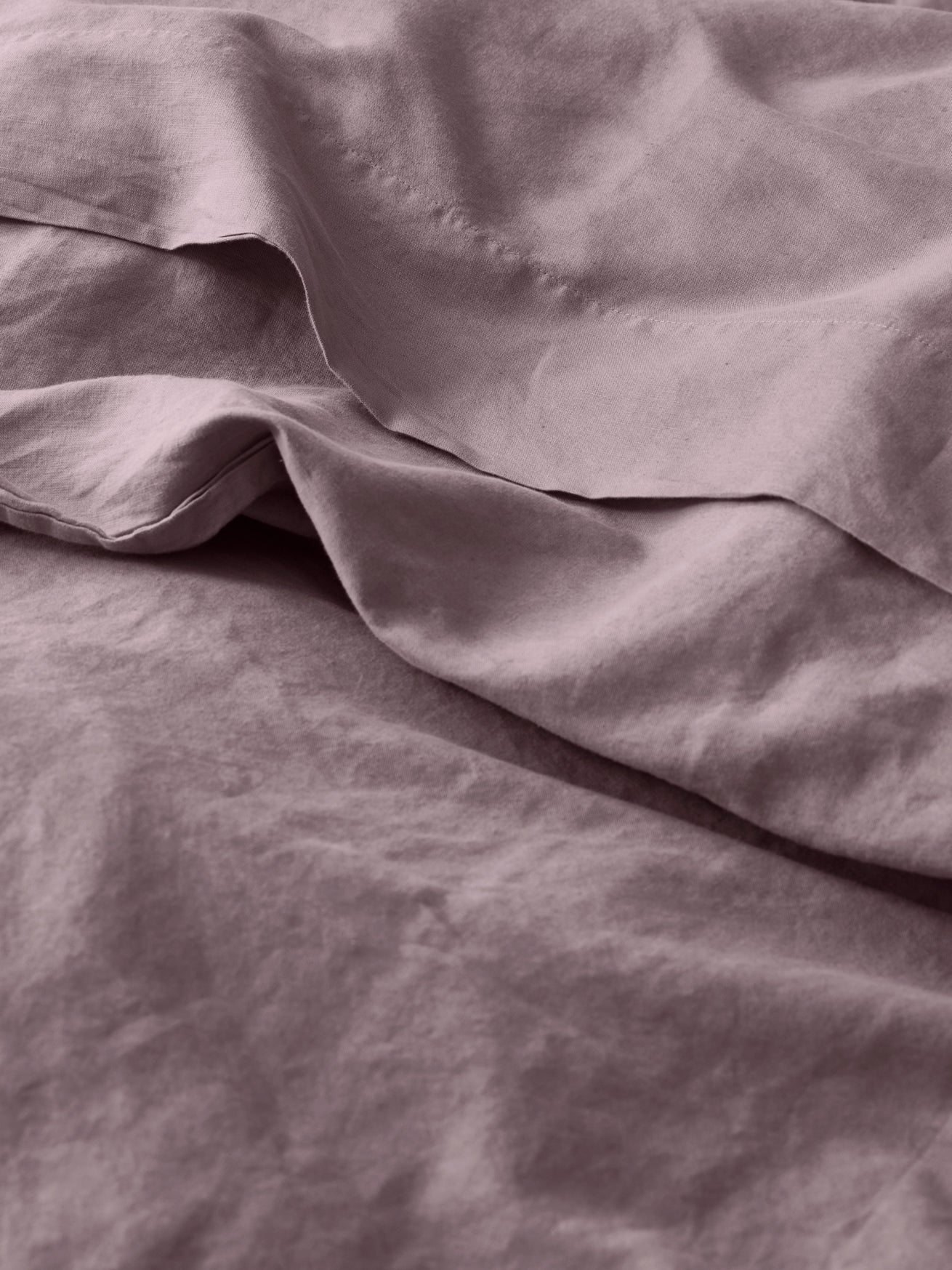 Elderberry Linen Blend Flat Sheet