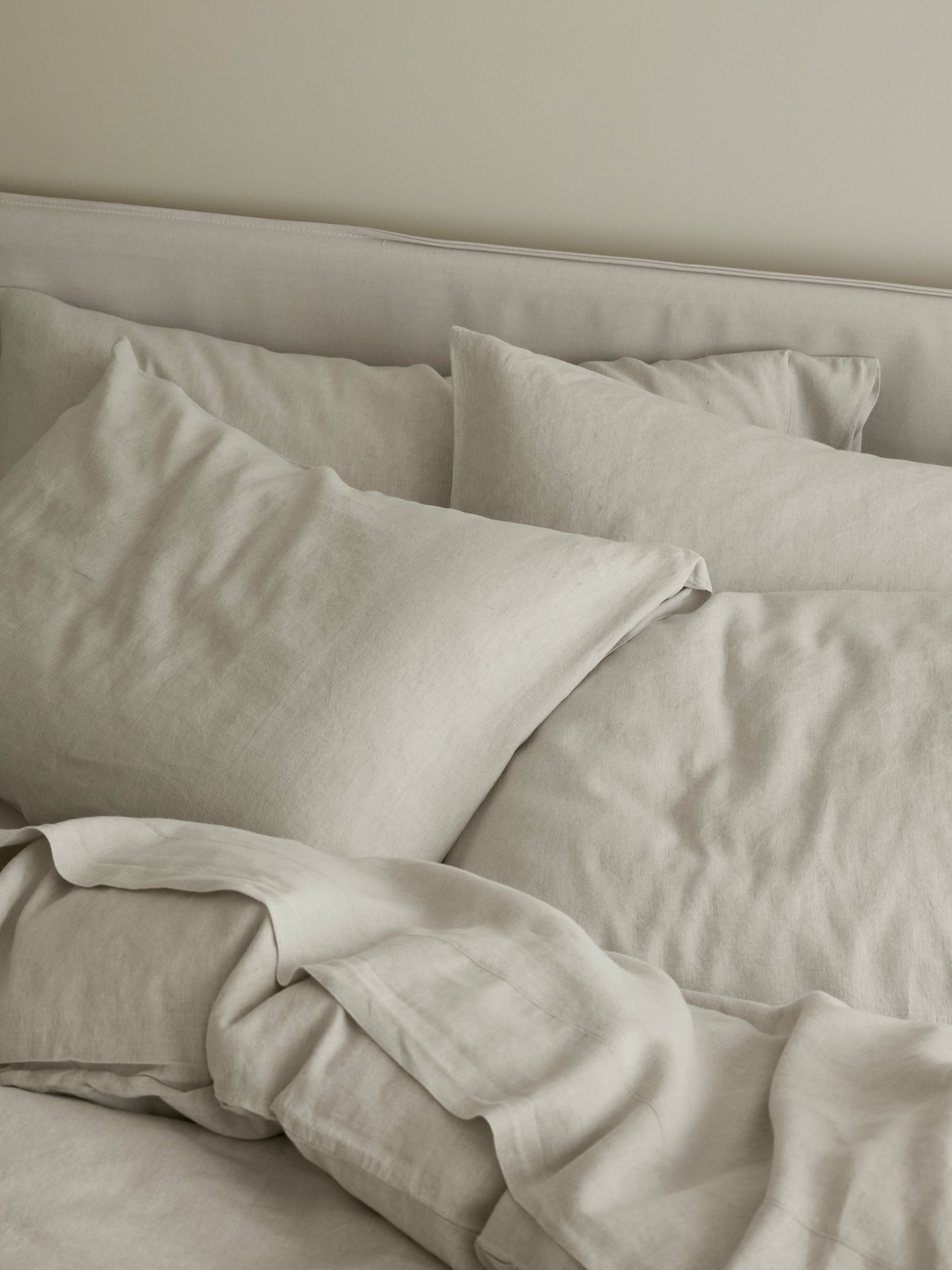 Oatmeal Linen Blend Pillowcase (Pair)