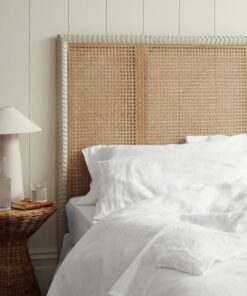 White Linen Blend Pillowcase (Pair)