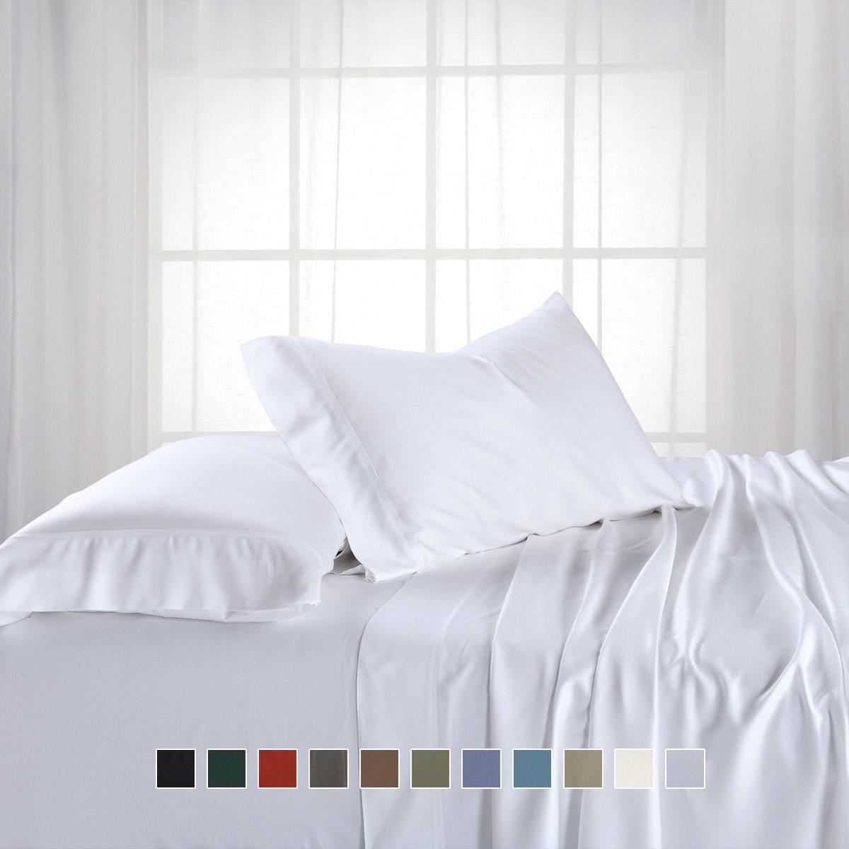 Top Split Flex King Sheet Set - Bamboo Cotton (Hybrid)