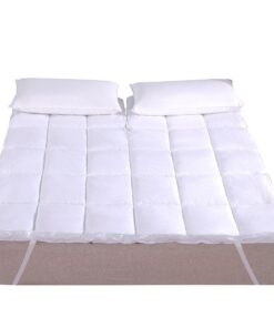 Top Split King (Flex King) 2 Inch Thick Mattress Topper 100% Cotton Shell