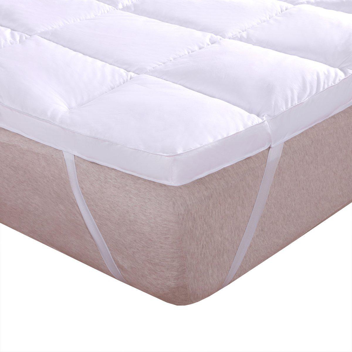 Top Split King (Flex King) 2 Inch Thick Mattress Topper 100% Cotton Shell - Image 4