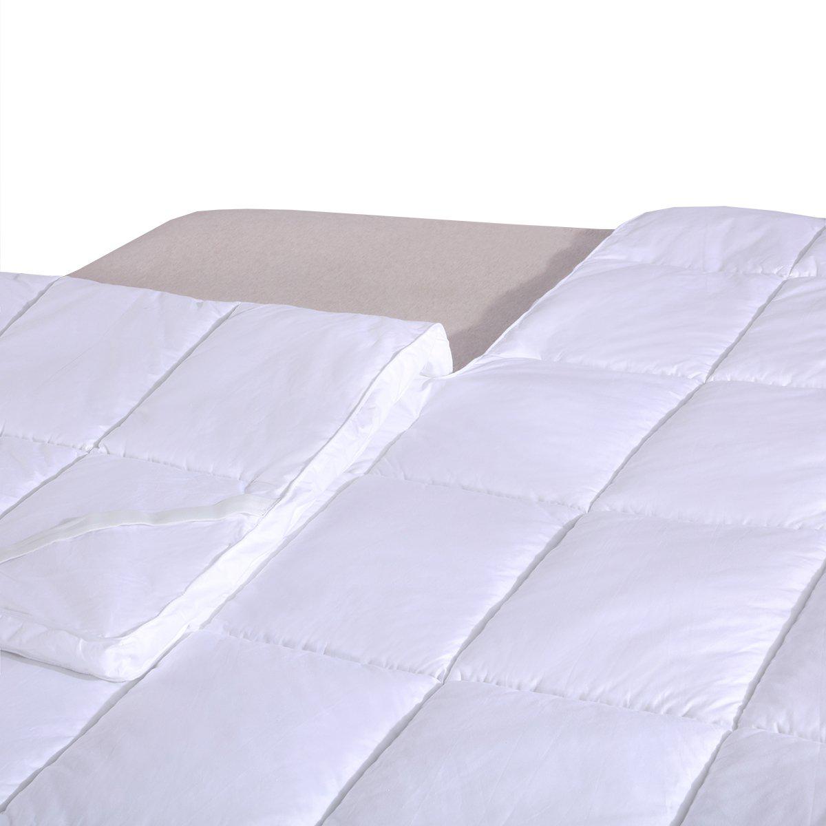 Top Split King (Flex King) 2 Inch Thick Mattress Topper 100% Cotton Shell - Image 3