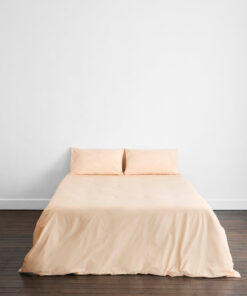 Vanilla Organic Cotton Percale Bedding Set