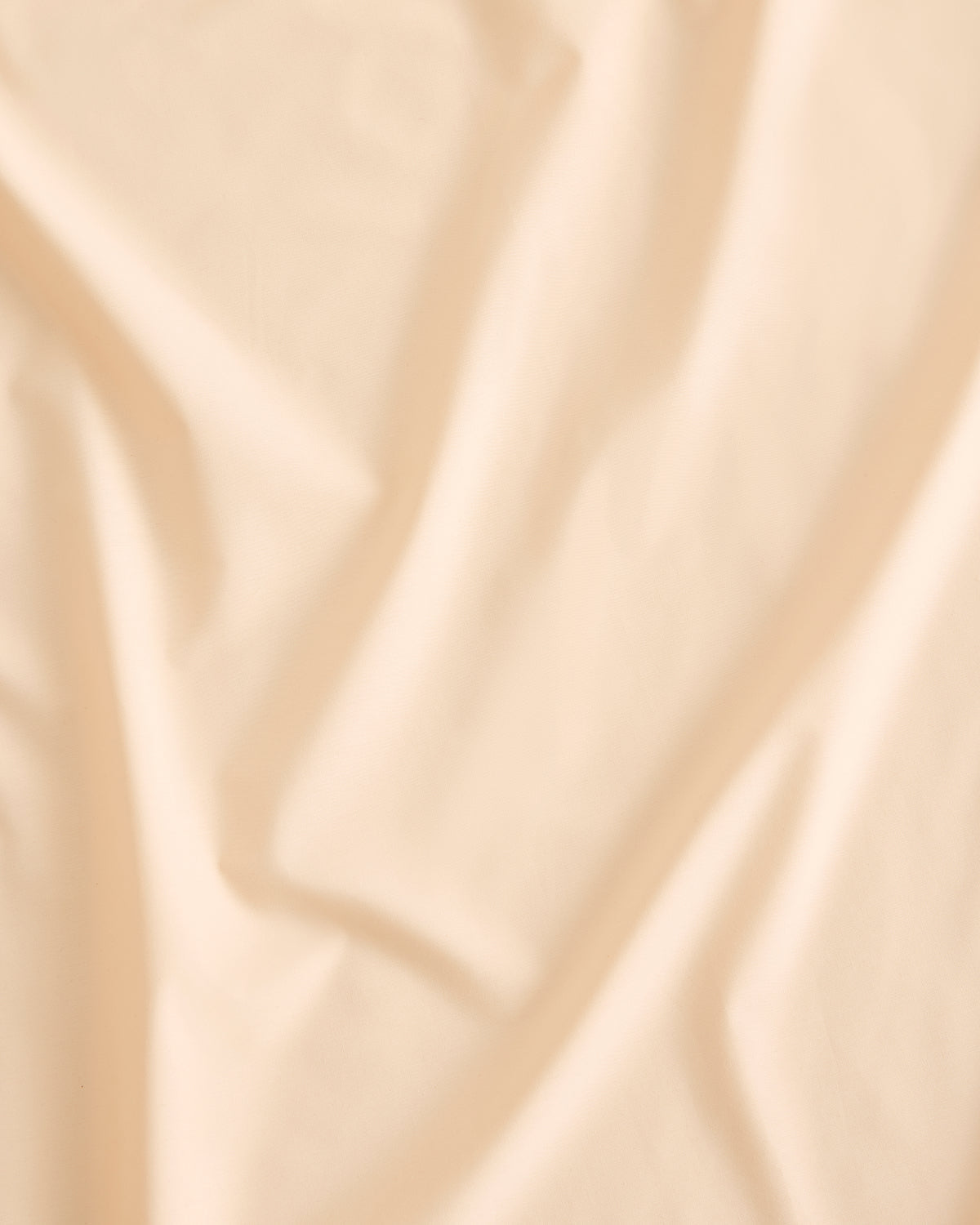 Vanilla Organic Cotton Percale Flat Sheet - Image 3