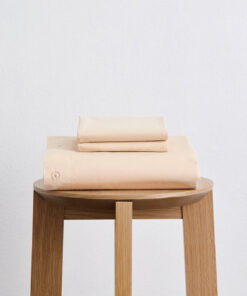 Vanilla Organic Cotton Percale Duvet Cover Set