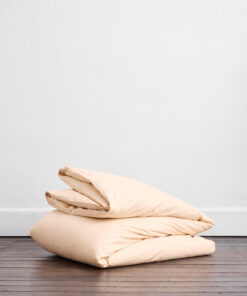 Vanilla Organic Cotton Percale Duvet Cover