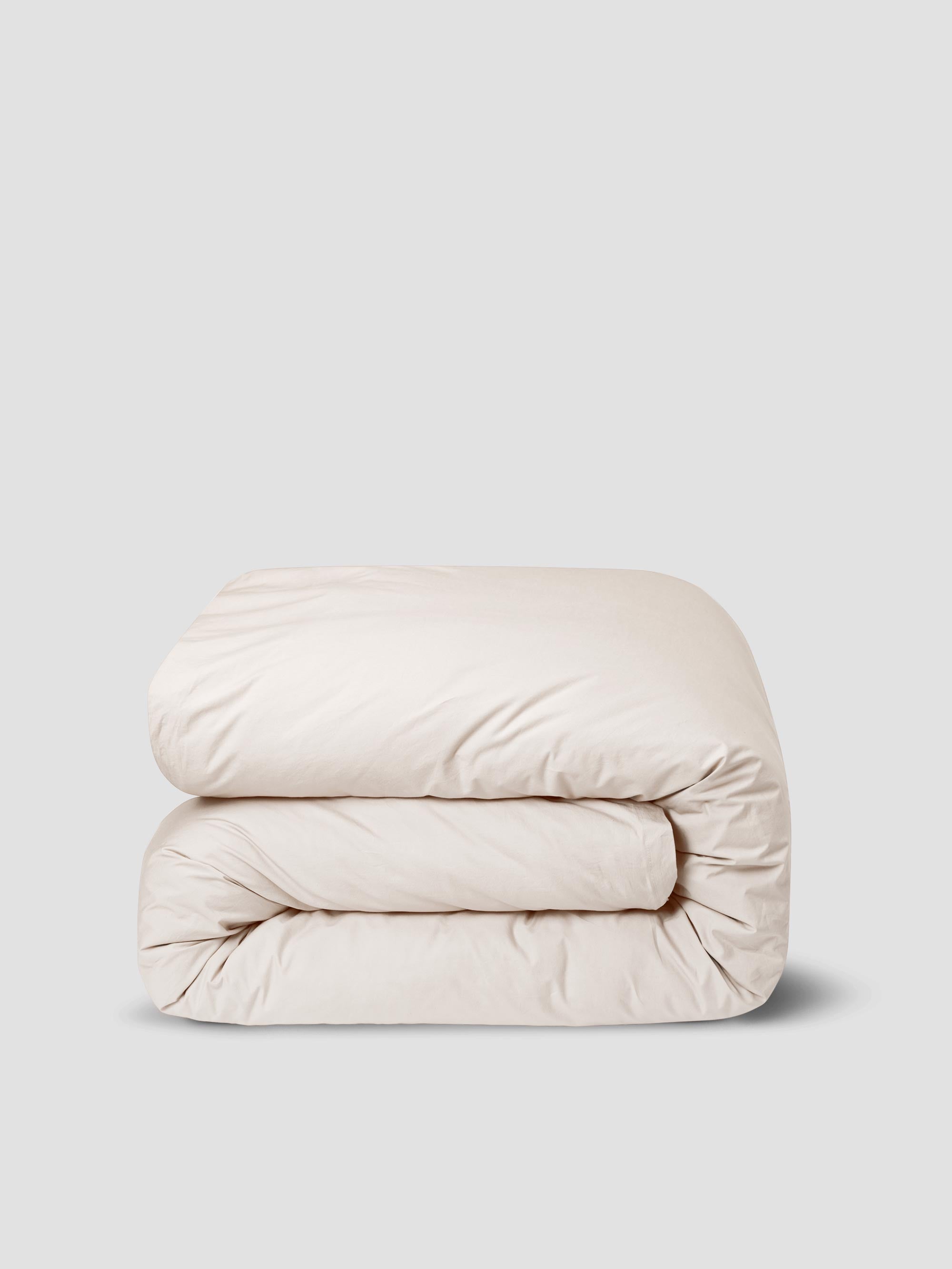Parchment Washed Cotton Percale Duvet Cover - Image 2