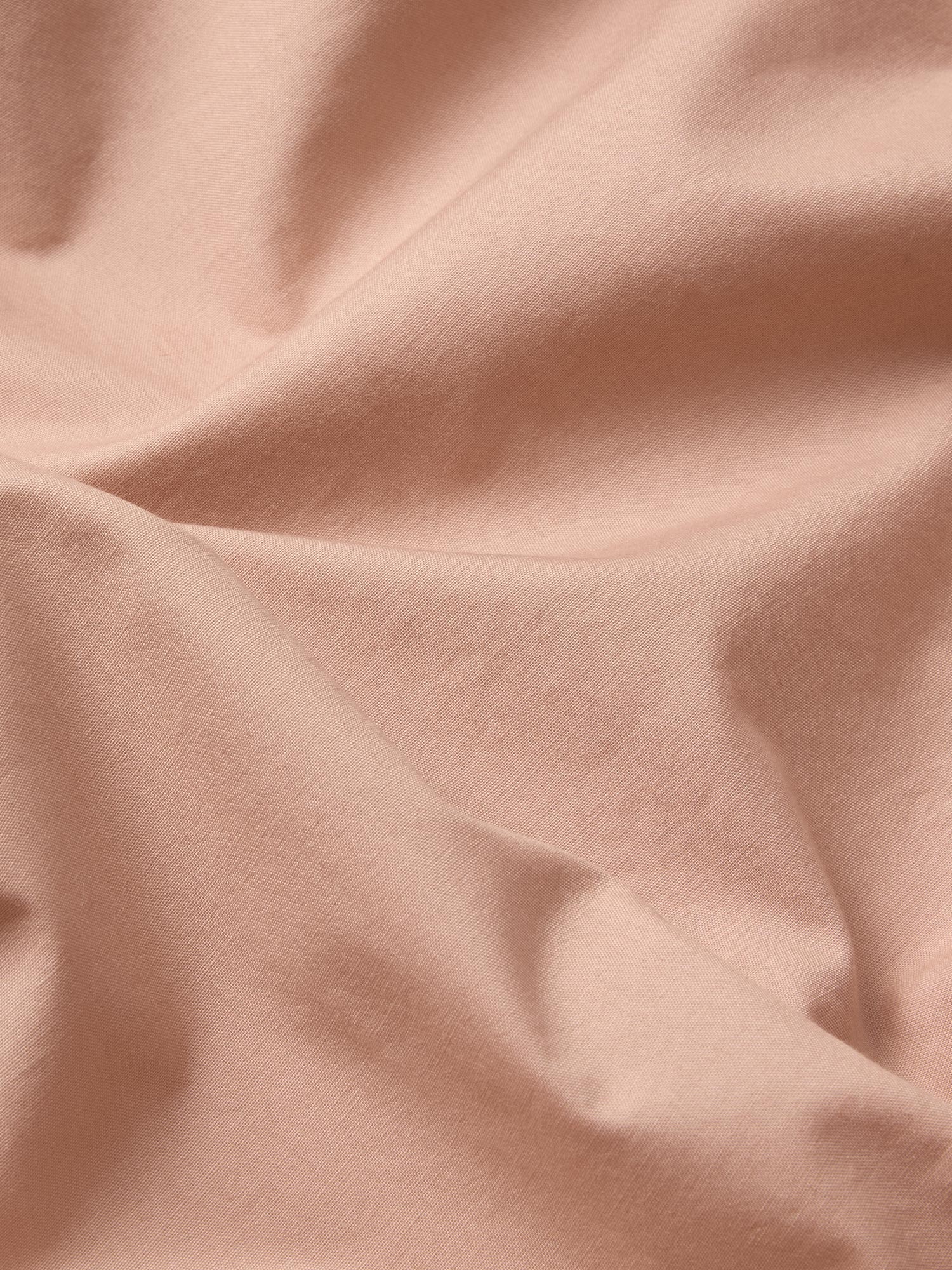Blush Pink Washed Cotton Percale Flat Sheet - Image 3
