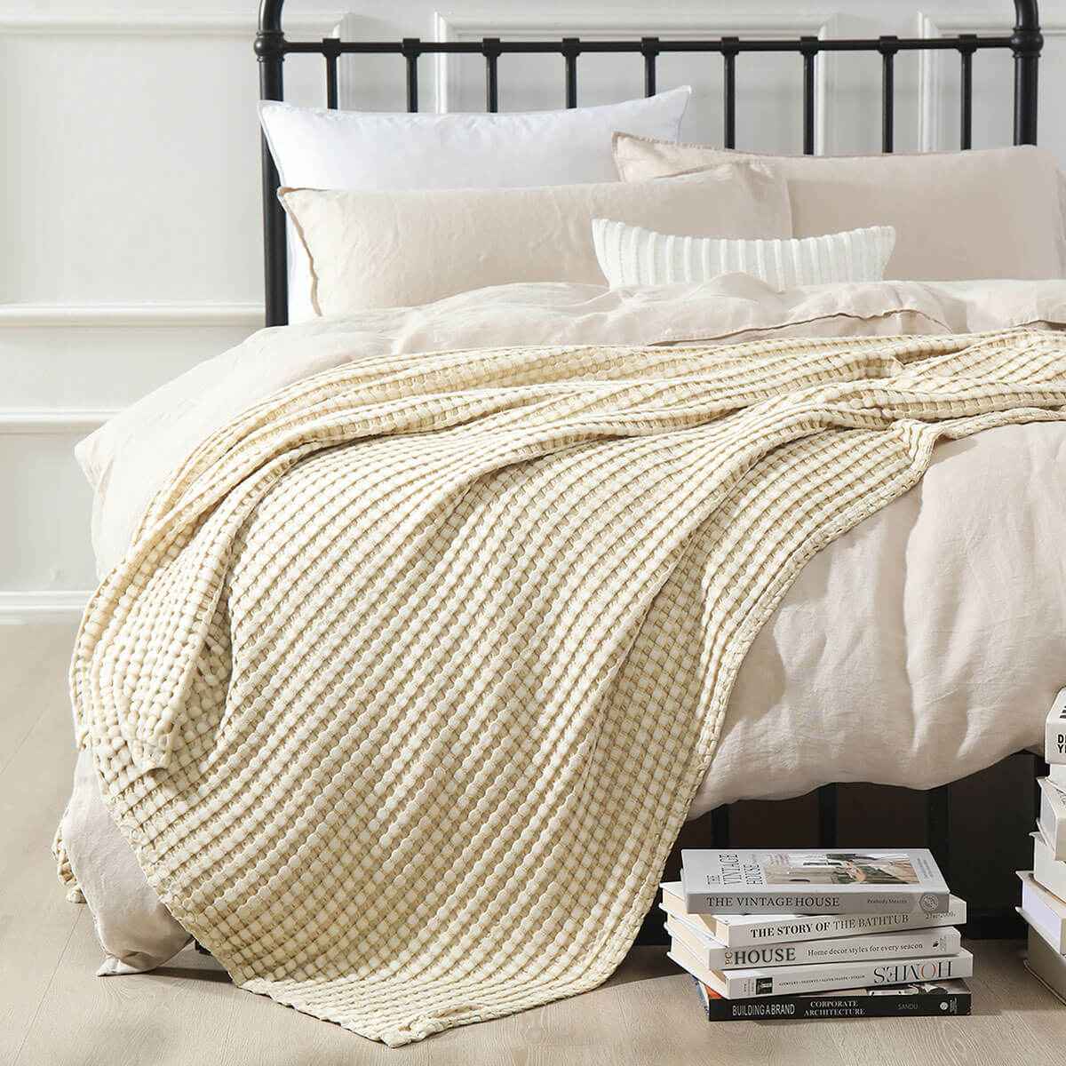 Cozy Bamboo Waffle Blanket/Throw - Image 15