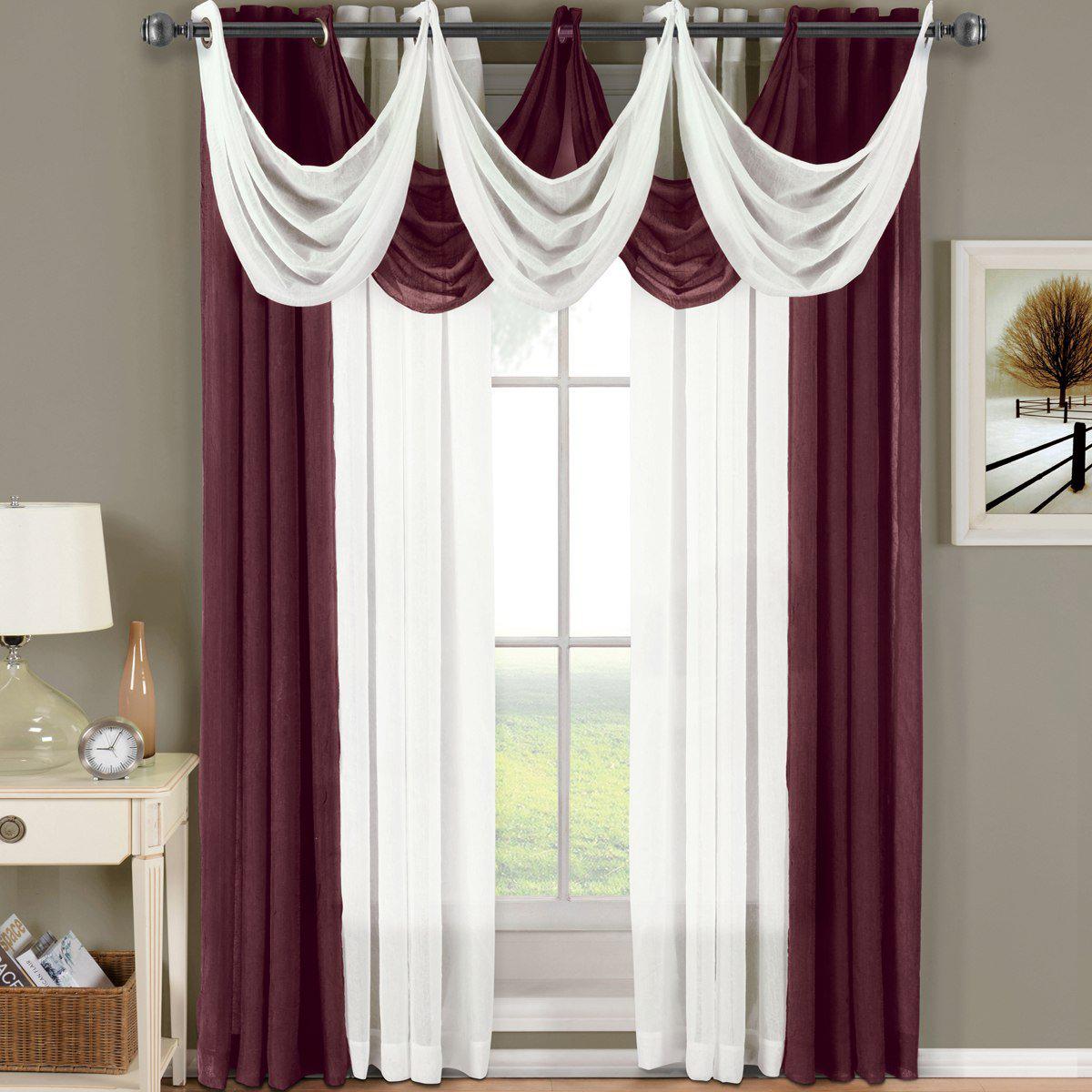 Abri Grommet Crushed Sheer Curtain Panel (Single) - Image 15