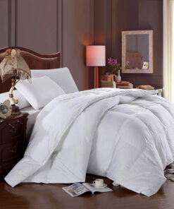 Egyptian Cotton Lightweight Down Comforter – Solid Sateen