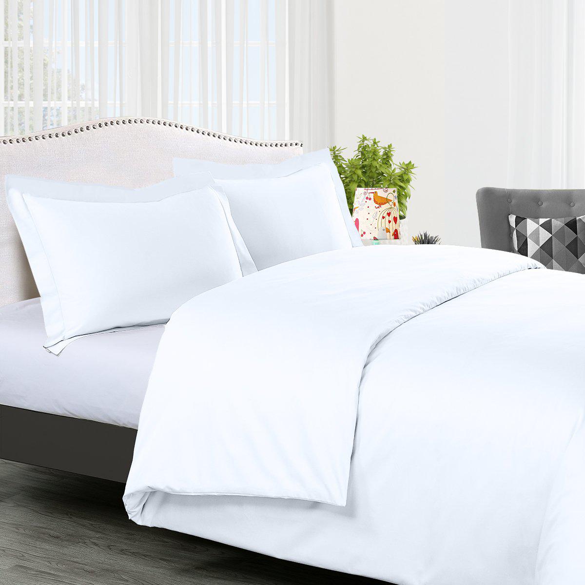 Duvet Cover Set Solid 300 Thread count - Image 3