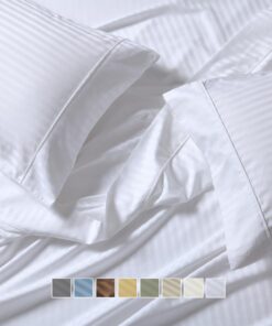 Extra Deep Pockets (22 inches) Stripe 650 Easy Care Sheet sets