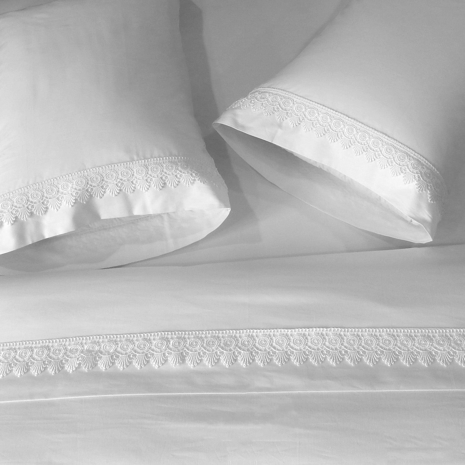 Alejandra Soft Cotton Embroidered Sheet Set - USA - Image 5