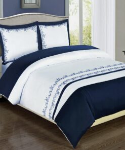 Embroidered Duvet Cover Set - Amalia