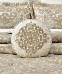 Amaretto Round Decorative Throw Pillow