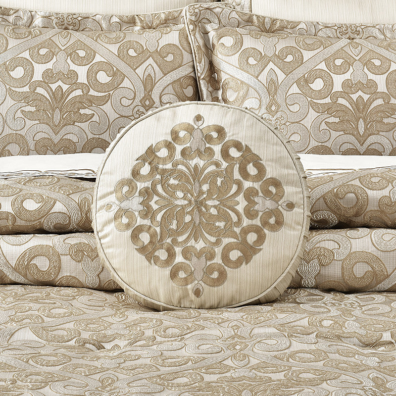 Amaretto Round Decorative Throw Pillow