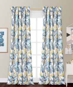 Aster Room Darkening Curtain Panels Pair ( Set of 2 )
