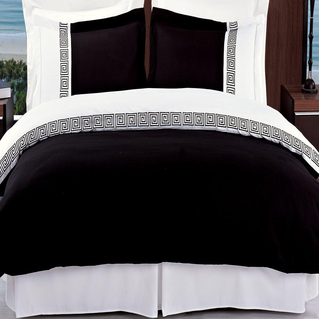 Astrid Embroidered 3-Piece Duvet Cover Sets - Image 7