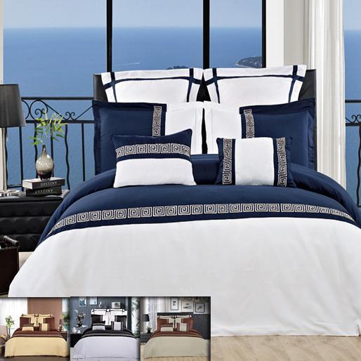 Astrid 7-Piece Embroidered Duvet Cover Sets