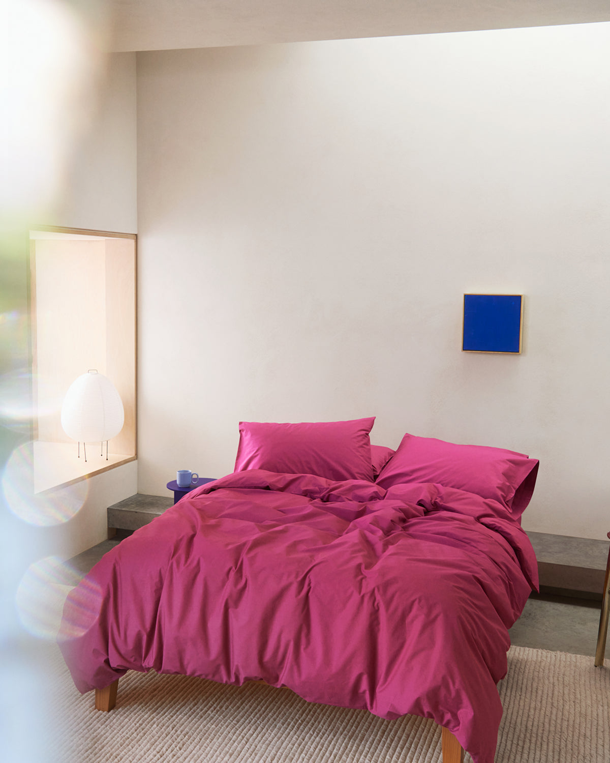 Berry Organic Cotton Percale Sheet Set - Image 4