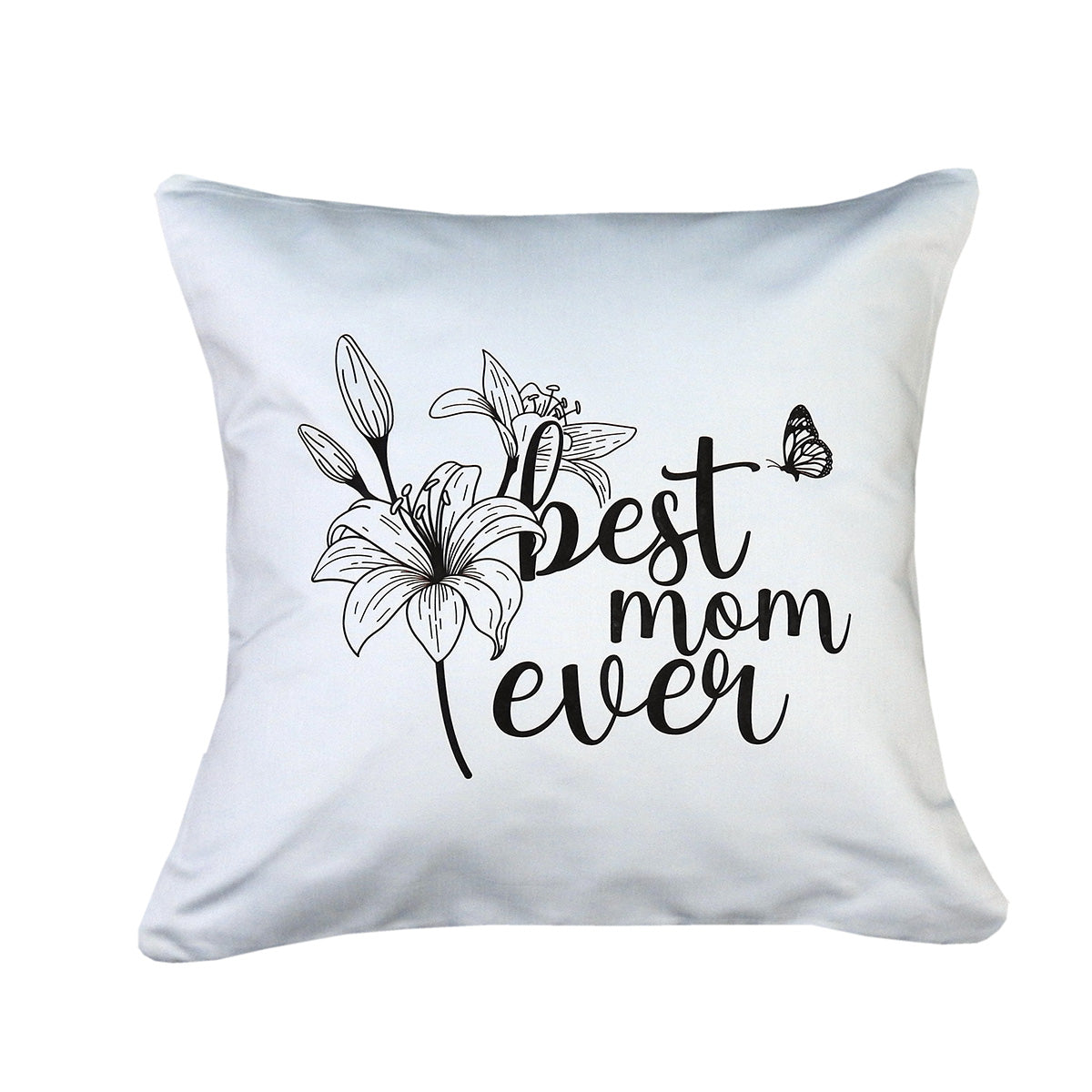 Mom Throw Pillow Cover 18 X 18 Inches 1000 Thread Count Cotton - Image 4