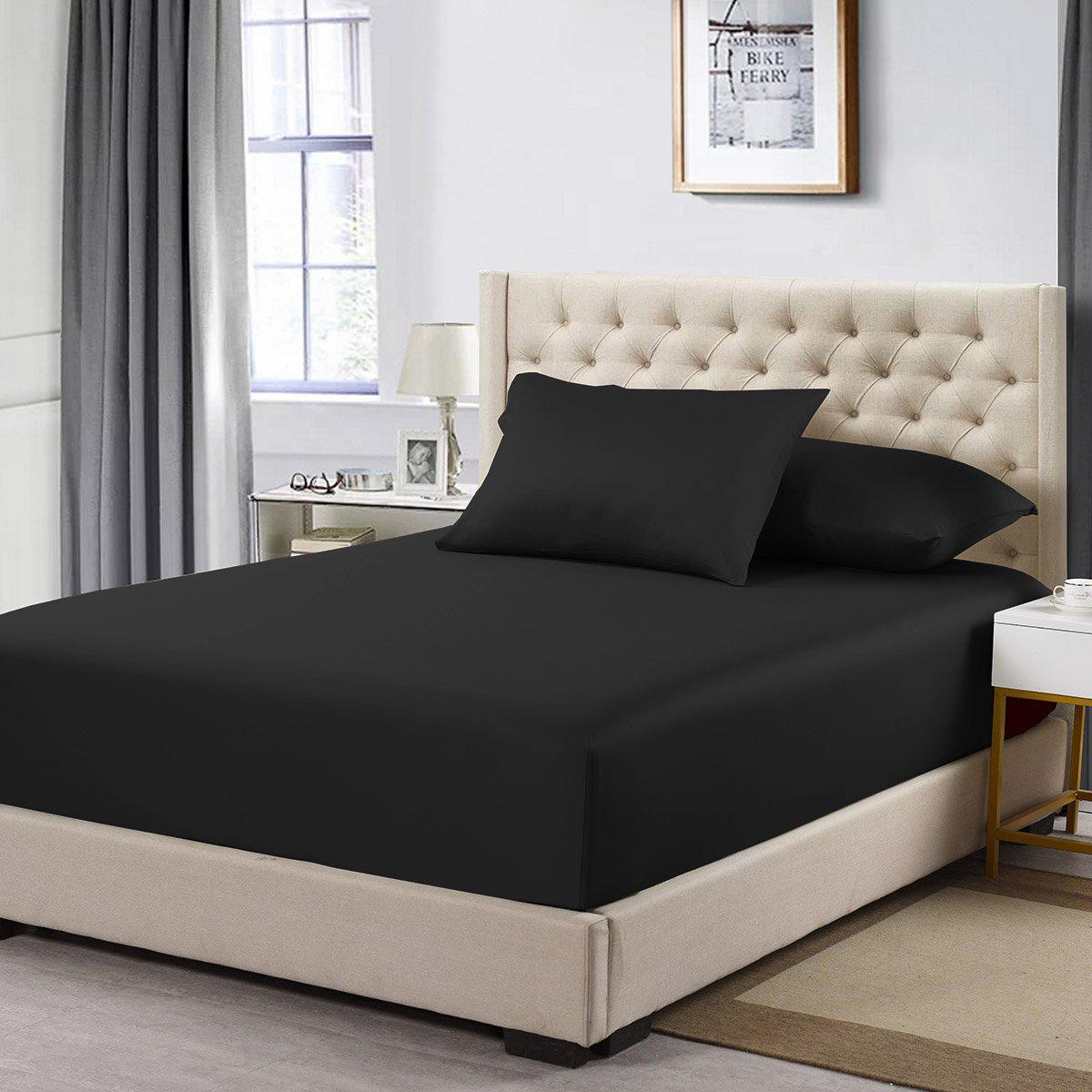 Cotton Fitted Sheet Only (11-16 inches) - Solid 600 Thread Count - Image 25