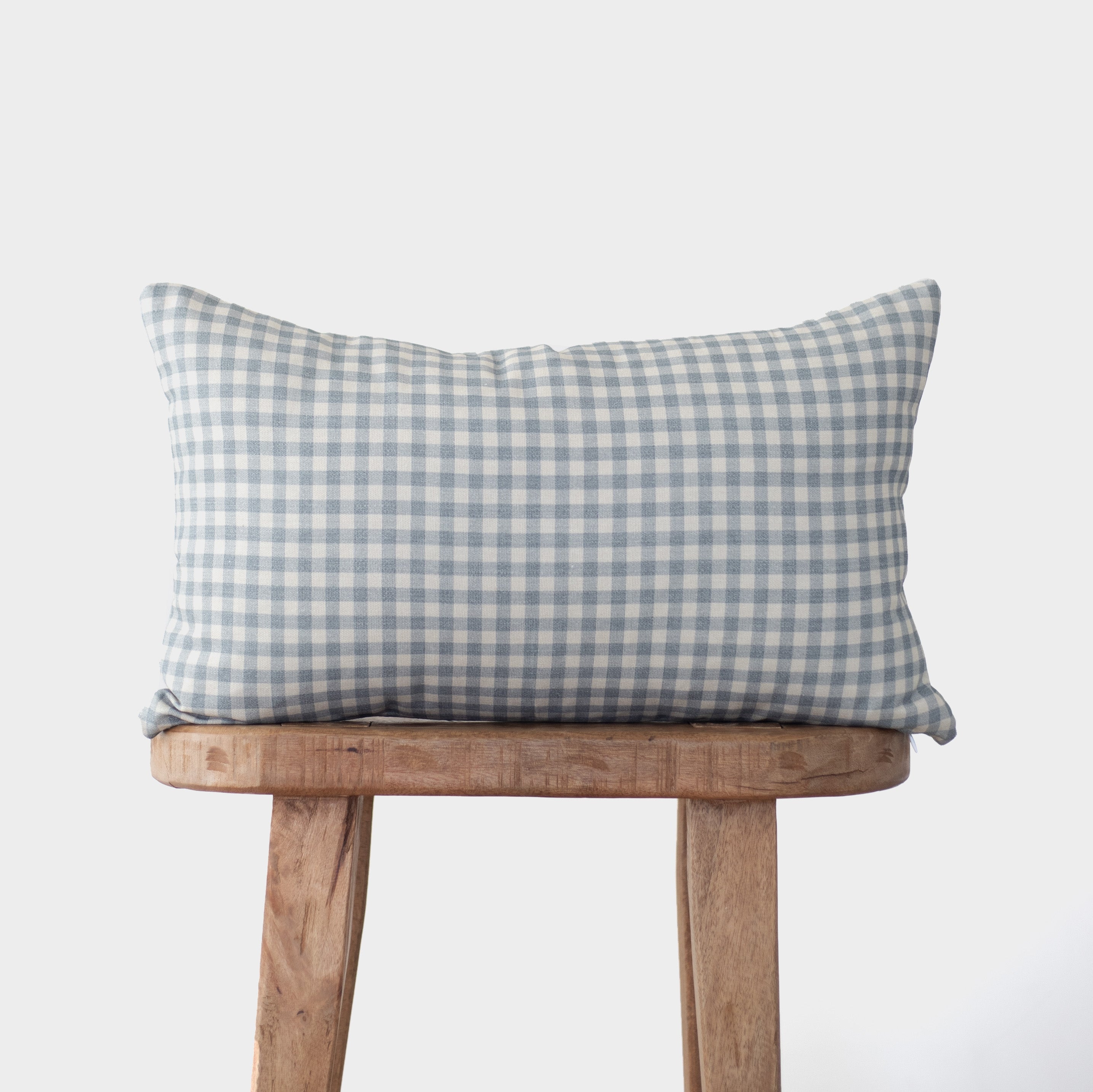 Dusty Blue Gingham- 12x20 | 12x40