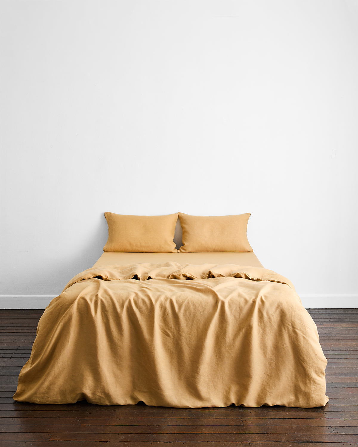 Caramel 100% French Flax Linen Duvet Cover - Image 2